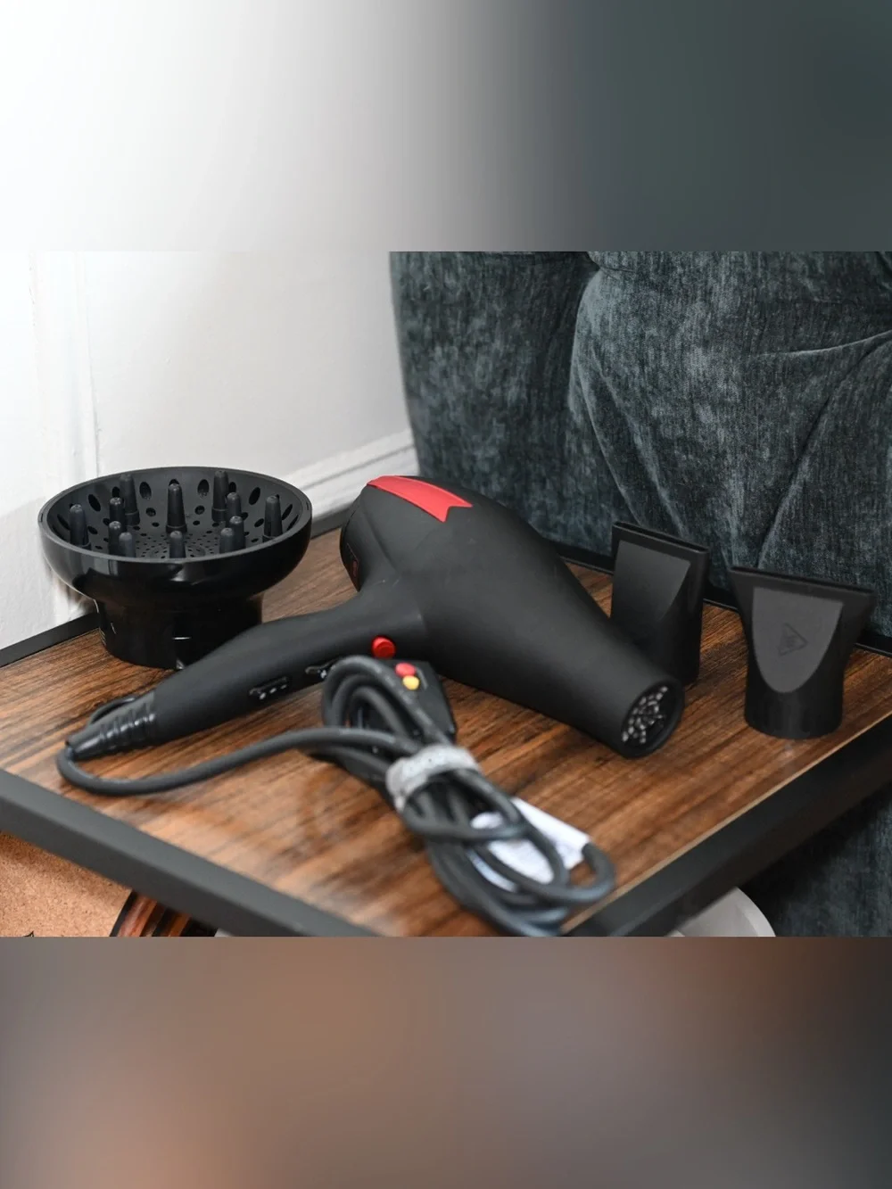 Trezoro Black & Red Ionic Hair Dryer